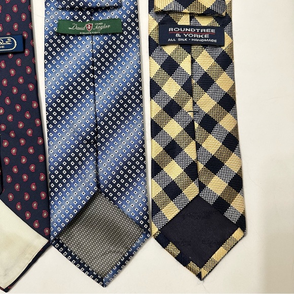 Bundle of 5 Vintage Silk Ties - Picture 5 of 16